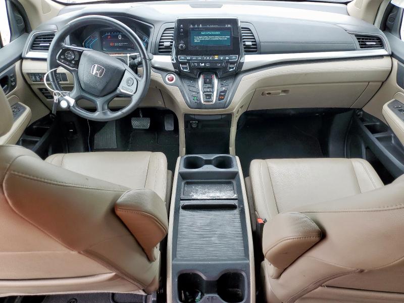 5FNRL6H76KB084803 - 2019 HONDA ODYSSEY EXL WHITE photo 8