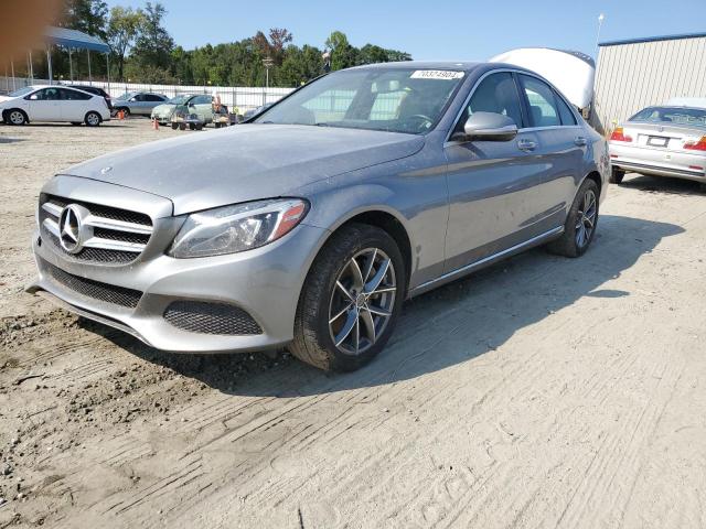 55SWF4KB0FU016089 - 2015 MERCEDES-BENZ C 300 4MATIC SILVER photo 1