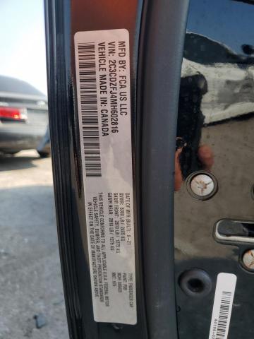 2C3CDZFJ4MH602816 - 2021 DODGE CHALLENGER R/T SCAT PACK BLACK photo 12