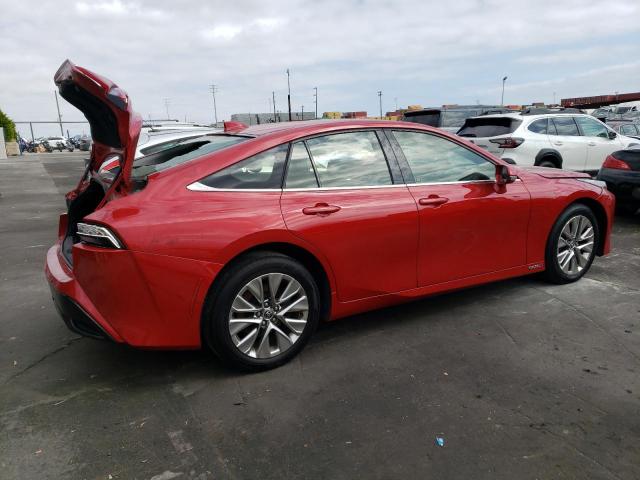 JTDAAAAA2MA003464 - 2021 TOYOTA MIRAI XLE RED photo 3