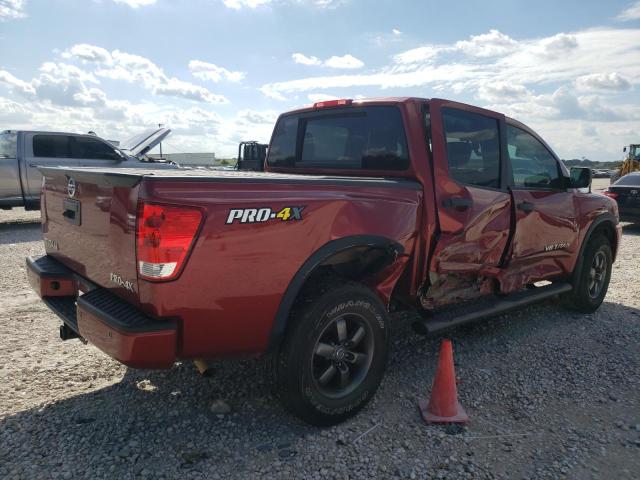 1N6AA0EC5FN500121 - 2015 NISSAN TITAN S RED photo 3