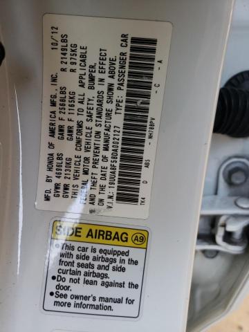 19UUA8F58DA002127 - 2013 ACURA TL TECH WHITE photo 12