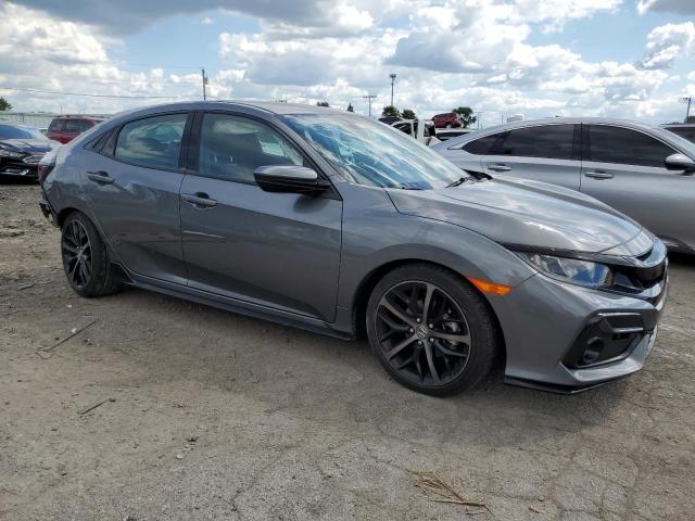 SHHFK7H47MU213456 - 2021 HONDA CIVIC SPORT GRAY photo 4