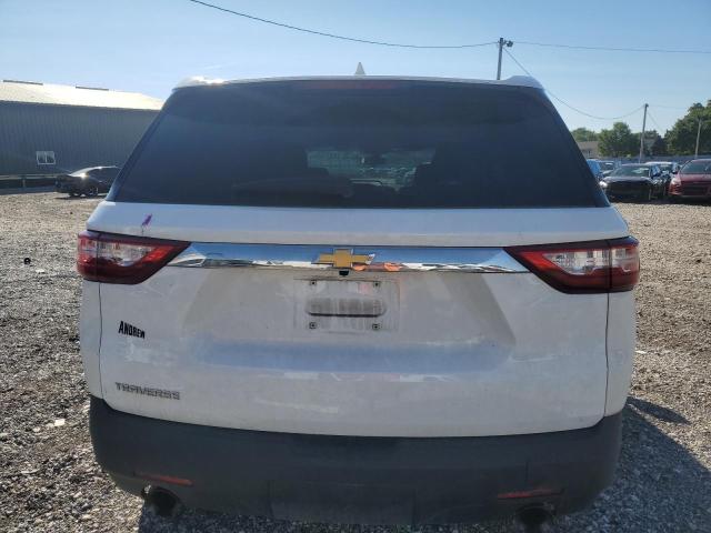 1GNERFKW5KJ283600 - 2019 CHEVROLET TRAVERSE LS WHITE photo 6