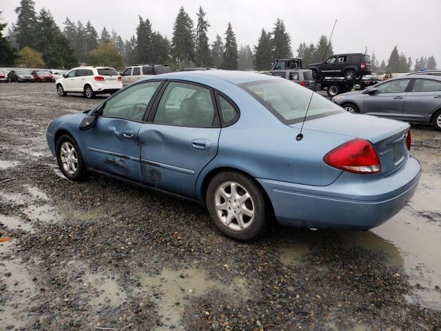 1FAFP56U47A204338 - 2007 FORD TAURUS SEL BLUE photo 2