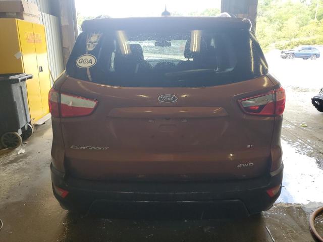 MAJ6P1UL8JC227264 - 2018 FORD ECOSPORT SE برتقالي صورة 6