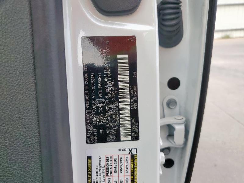 2T2BAMBA5RC034890 - 2024 LEXUS RX 350 BASE თეთრი ფოტო 13