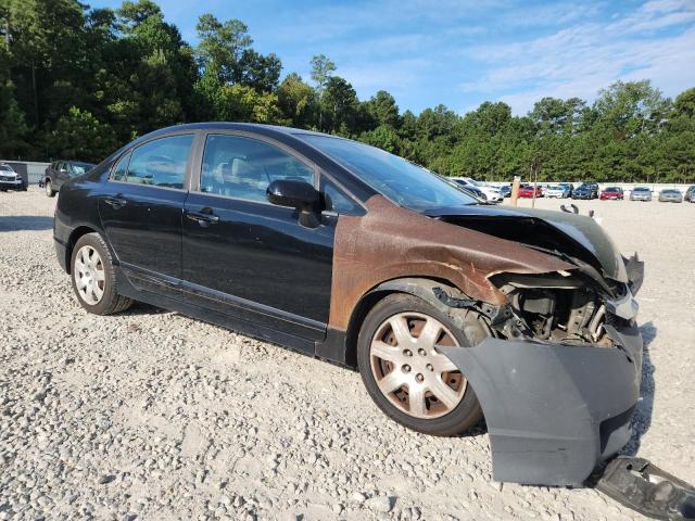 19XFA1F57BE033359 - 2011 HONDA CIVIC LX BLACK photo 4