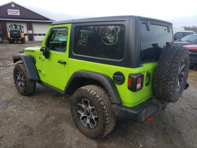 1C4HJXCN4MW823484 - 2021 JEEP WRANGLER RUBICON GREEN photo 2