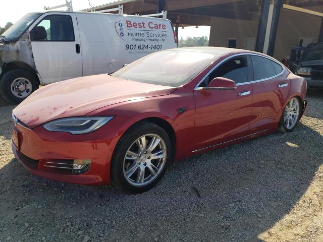 5YJSA1E22MF425717 - 2021 TESLA MODEL S Կարմիր լուսանկար 1