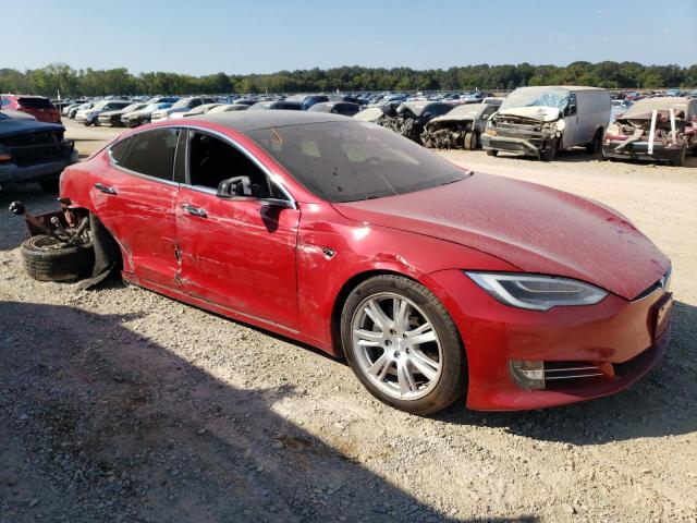5YJSA1E22MF425717 - 2021 TESLA MODEL S Կարմիր լուսանկար 4