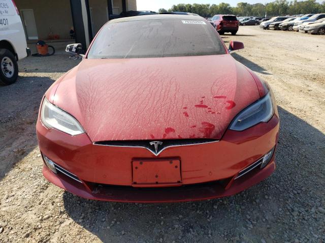 5YJSA1E22MF425717 - 2021 TESLA MODEL S Կարմիր լուսանկար 5