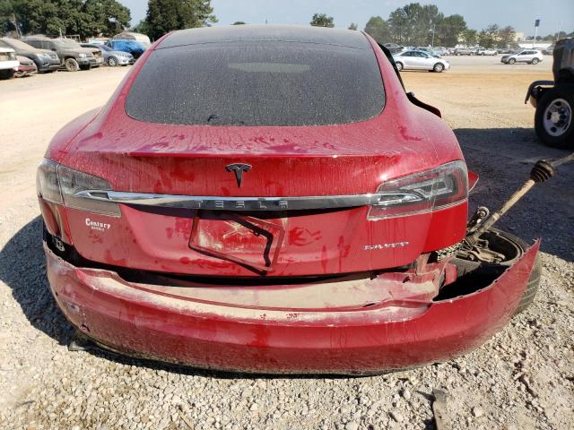 5YJSA1E22MF425717 - 2021 TESLA MODEL S Կարմիր լուսանկար 6
