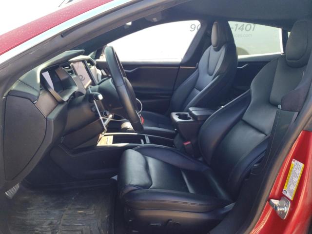 5YJSA1E22MF425717 - 2021 TESLA MODEL S Կարմիր լուսանկար 7