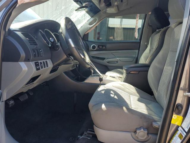 5TFJU4GN5EX060713 - 2014 TOYOTA TACOMA DOUBLE CAB PRERUNNER GRAY photo 7