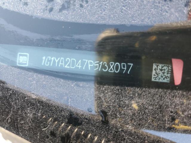 1G1YA2D47P5138097 - 2023 CHEVROLET CORVETTE STINGRAY 1LT BLACK photo 12