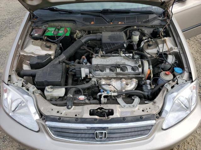 1HGEJ6679YL015747 - 2000 HONDA CIVIC LX Թուխ լուսանկար 11