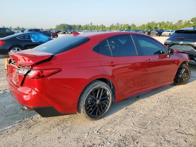 4T1DAACKXSU088774 - 2025 TOYOTA CAMRY XSE 红色 照片 3