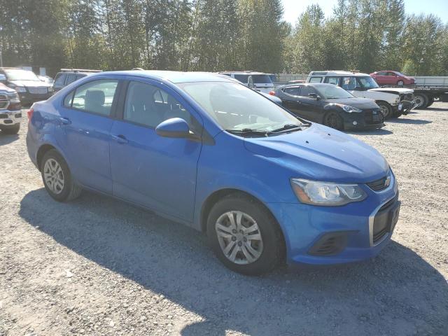 1G1JB5SHXH4152427 - 2017 CHEVROLET SONIC LS ლურჯი ფოტო 4
