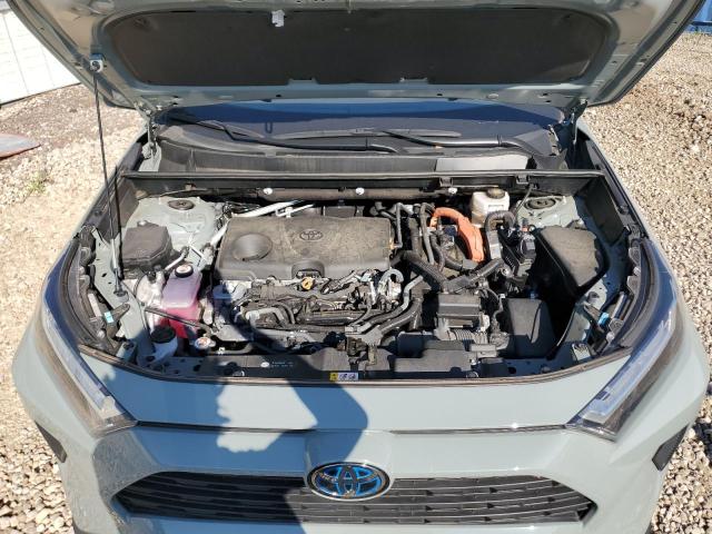 4T3RWRFV0NU081825 - 2022 TOYOTA RAV4 XLE ნაცრისფერი ფოტო 11