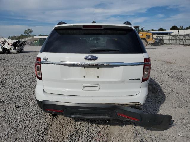 1FM5K7B89EGB40280 - 2014 FORD EXPLORER WHITE photo 6