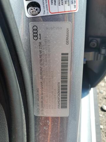 WAUHGAFCXGN004976 - 2016 AUDI A6 PRESTIGE ვერცხლისფერი ფოტო 12