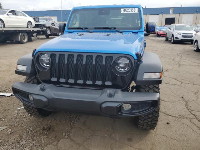 1C4HJXDG7NW188875 - 2022 JEEP WRANGLER U SPORT Blau Foto 5