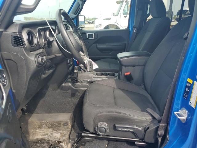 1C4HJXDG7NW188875 - 2022 JEEP WRANGLER U SPORT Blau Foto 7