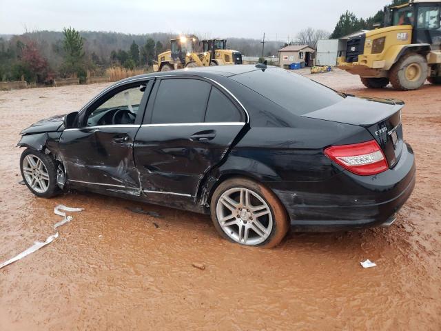 WDDGF56X98F169236 - 2008 MERCEDES-BENZ C 350 BLACK photo 2