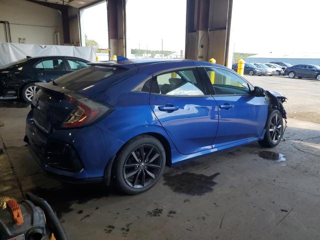 SHHFK7H8XLU213775 - 2020 HONDA CIVIC EXL BLUE photo 3