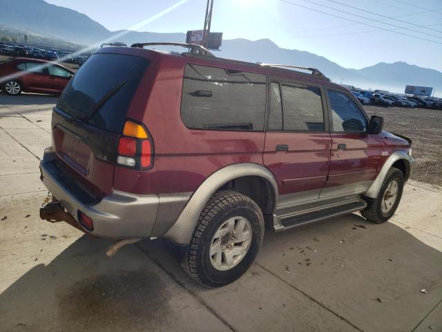 JA4MT31H3YP062553 - 2000 MITSUBISHI MONTERO SPORT LS RED photo 3