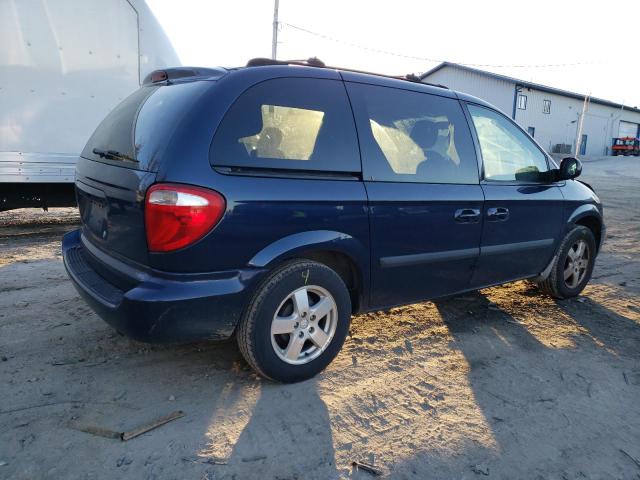 1D4GP45R16B520832 - 2006 DODGE CARAVAN SXT BLUE photo 3