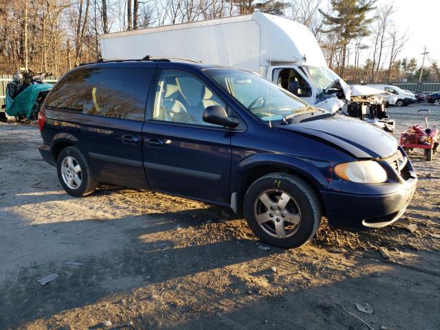 1D4GP45R16B520832 - 2006 DODGE CARAVAN SXT BLUE photo 4