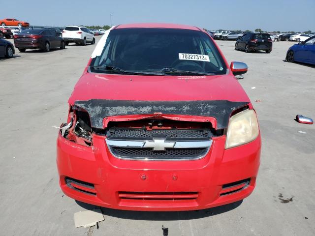 KL1TD56617B172988 - 2007 CHEVROLET AVEO BASE Qırmızı foto 5