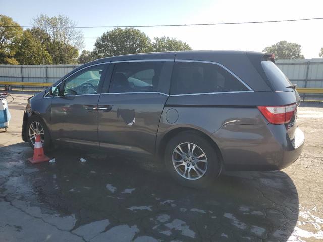 5FNRL5H60DB081139 - 2013 HONDA ODYSSEY EXL GRAY photo 2