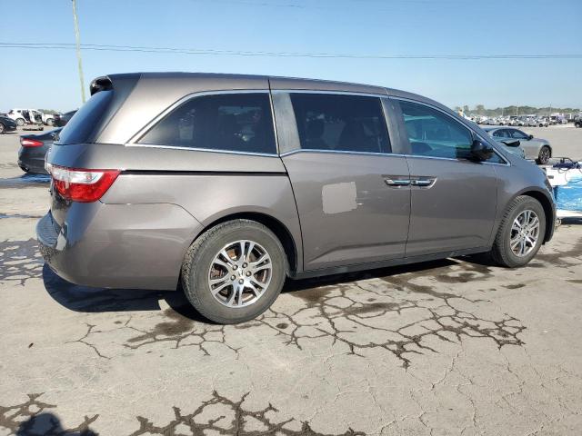 5FNRL5H60DB081139 - 2013 HONDA ODYSSEY EXL GRAY photo 3