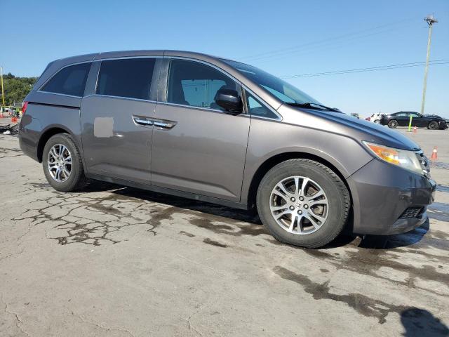 5FNRL5H60DB081139 - 2013 HONDA ODYSSEY EXL GRAY photo 4