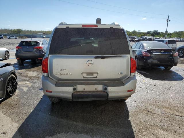 5N1AA0ND8AN623461 - 2010 NISSAN ARMADA SE SILVER photo 6