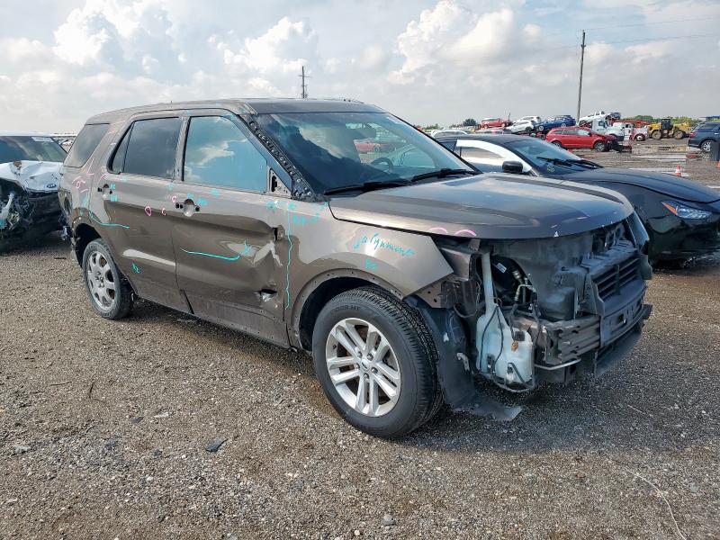 1FM5K7D85GGD01417 - 2016 FORD EXPLORER XLT 棕色 照片 4