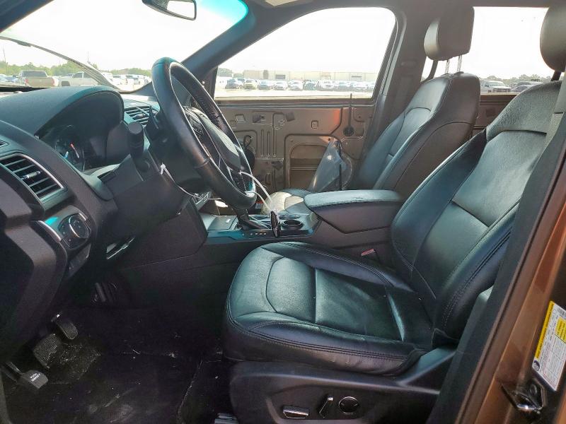 1FM5K7D85GGD01417 - 2016 FORD EXPLORER XLT 棕色 照片 7