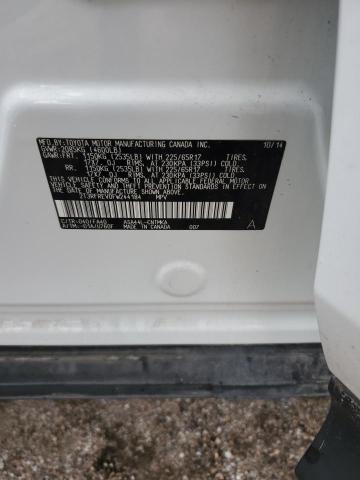 2T3RFREV0FW244184 - 2015 TOYOTA RAV4 XLE WHITE photo 14