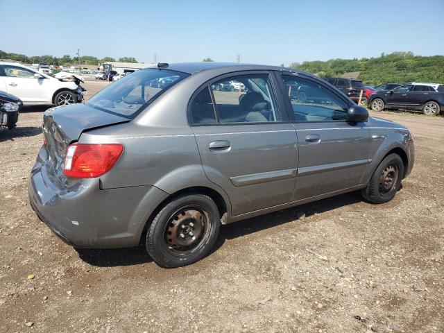KNADH4A30B6864778 - 2011 KIA RIO BASE GRAY photo 3