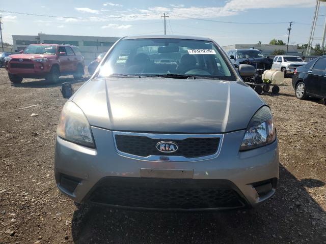 KNADH4A30B6864778 - 2011 KIA RIO BASE GRAY photo 5