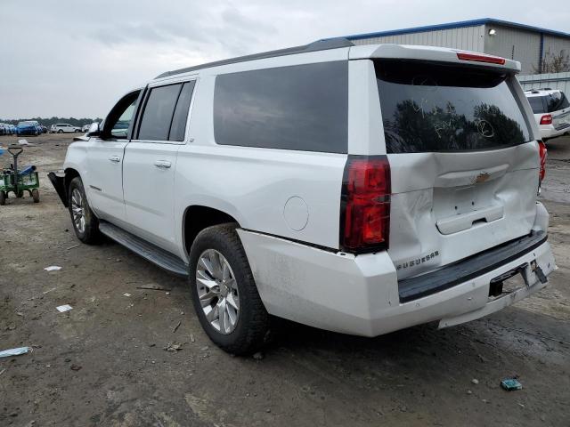 1GNSCHKC2GR420135 - 2016 CHEVROLET SUBURBAN C1500 LT WHITE photo 2