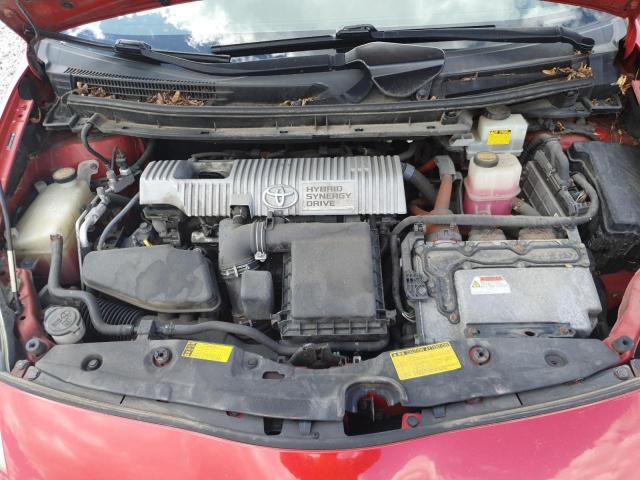 JTDKN3DU6A0036818 - 2010 TOYOTA PRIUS RED photo 11