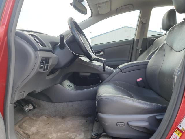 JTDKN3DU6A0036818 - 2010 TOYOTA PRIUS RED photo 7