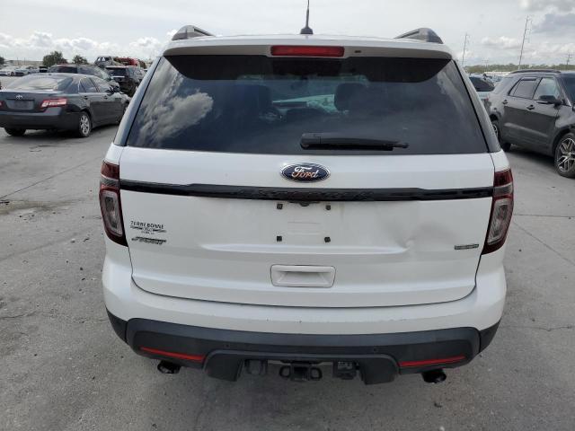 1FM5K8GT2EGA78501 - 2014 FORD EXPLORER SPORT WHITE photo 6