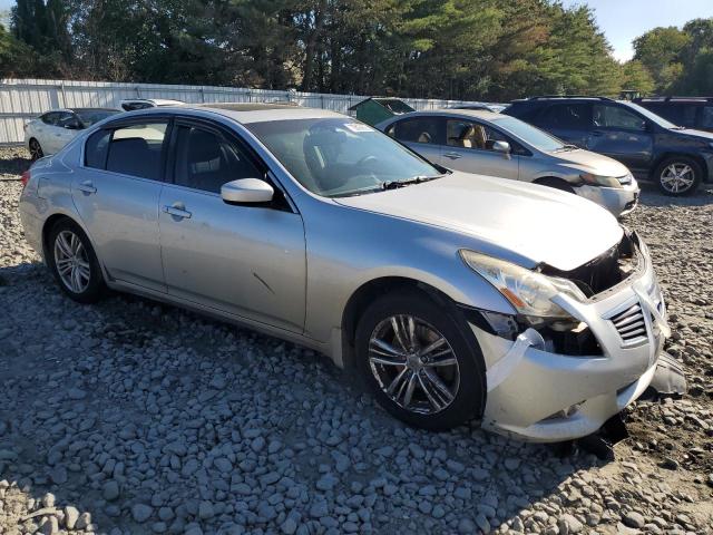 JN1CV6AP1CM931085 - 2012 INFINITI G37 BASE SILVER photo 4