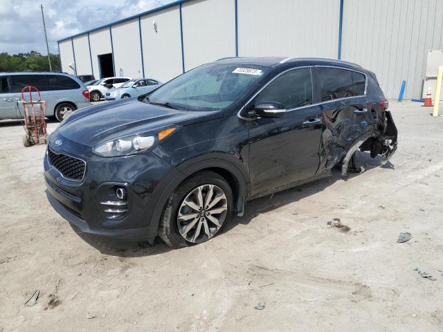 KNDPN3ACXK7596626 - 2019 KIA SPORTAGE EX BLACK photo 1