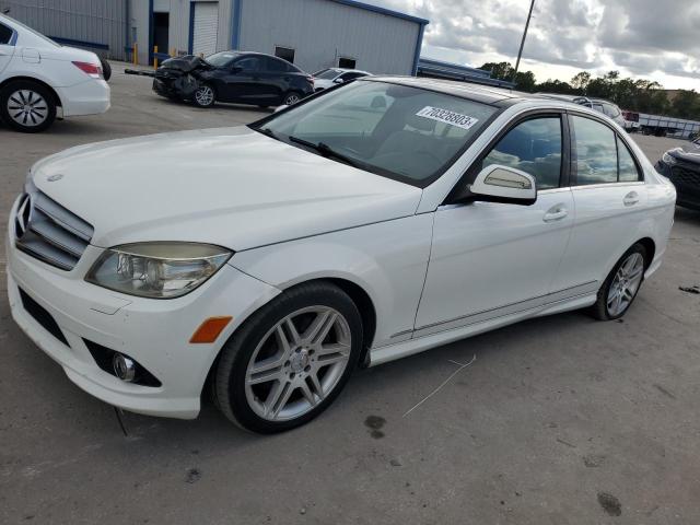 WDDGF56X88F036760 - 2008 MERCEDES-BENZ C 350 WHITE photo 1